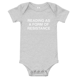Reading as a Form of Resistance Baby Onesie