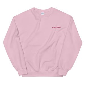See You In The Stacks Embroidered Sweatshirt